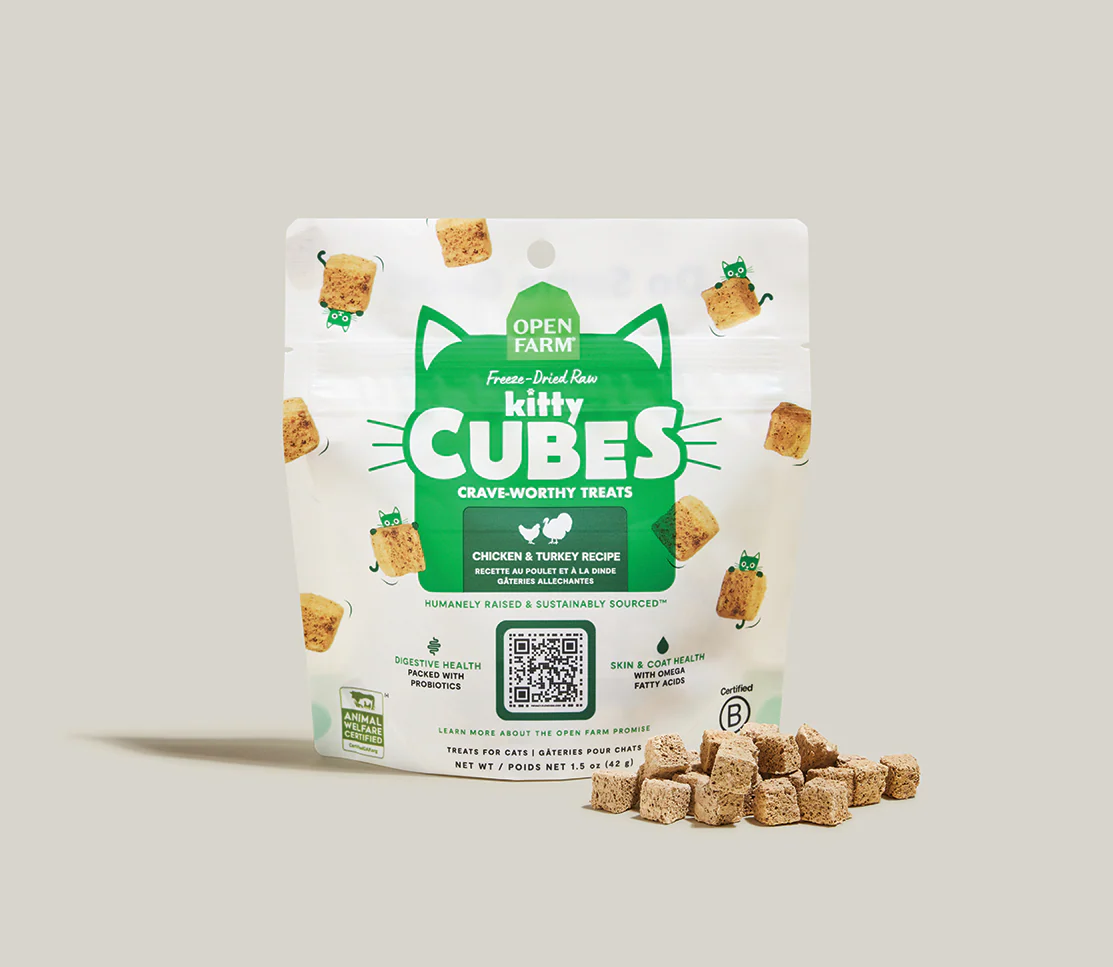 Open Farm Kitty Cubes Chicken & Turkey Recipe 1.5oz
