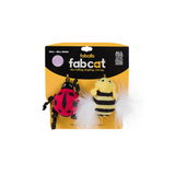 FabCat Ladybug & Bee Faball Cat Toys 2 Pack