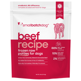 SmallBatch Raw Dog Food Beef Patties