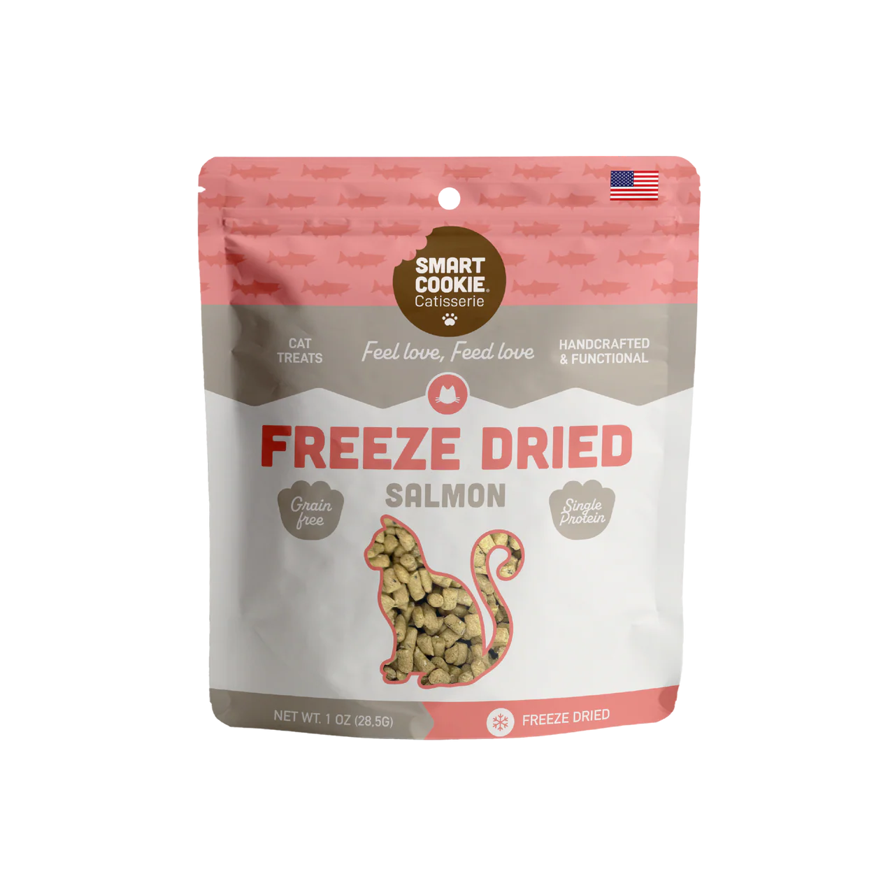 Smart Cookie Cat Freeze Dried Salmon Treat 1oz