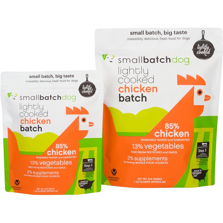 SmallBatch Lightly Cooked Dog Food Chicken