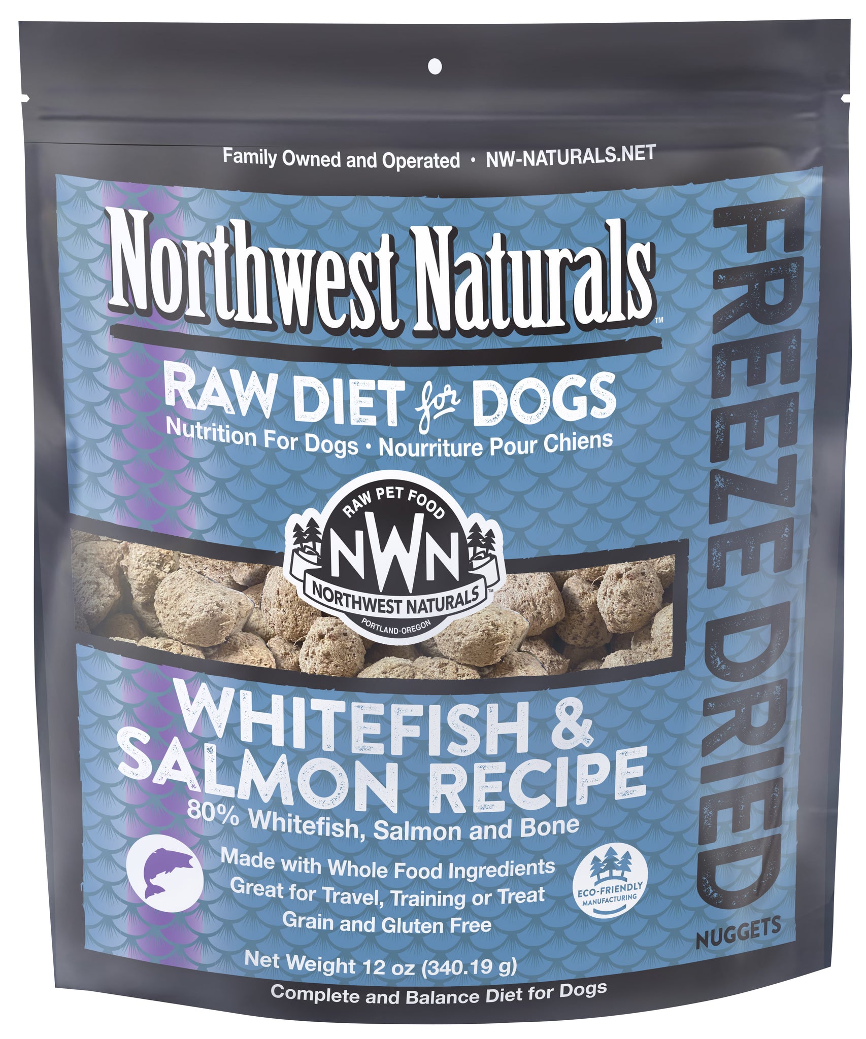 Northwest Naturals Freeze Dried Whitefish & Salmon Recipe