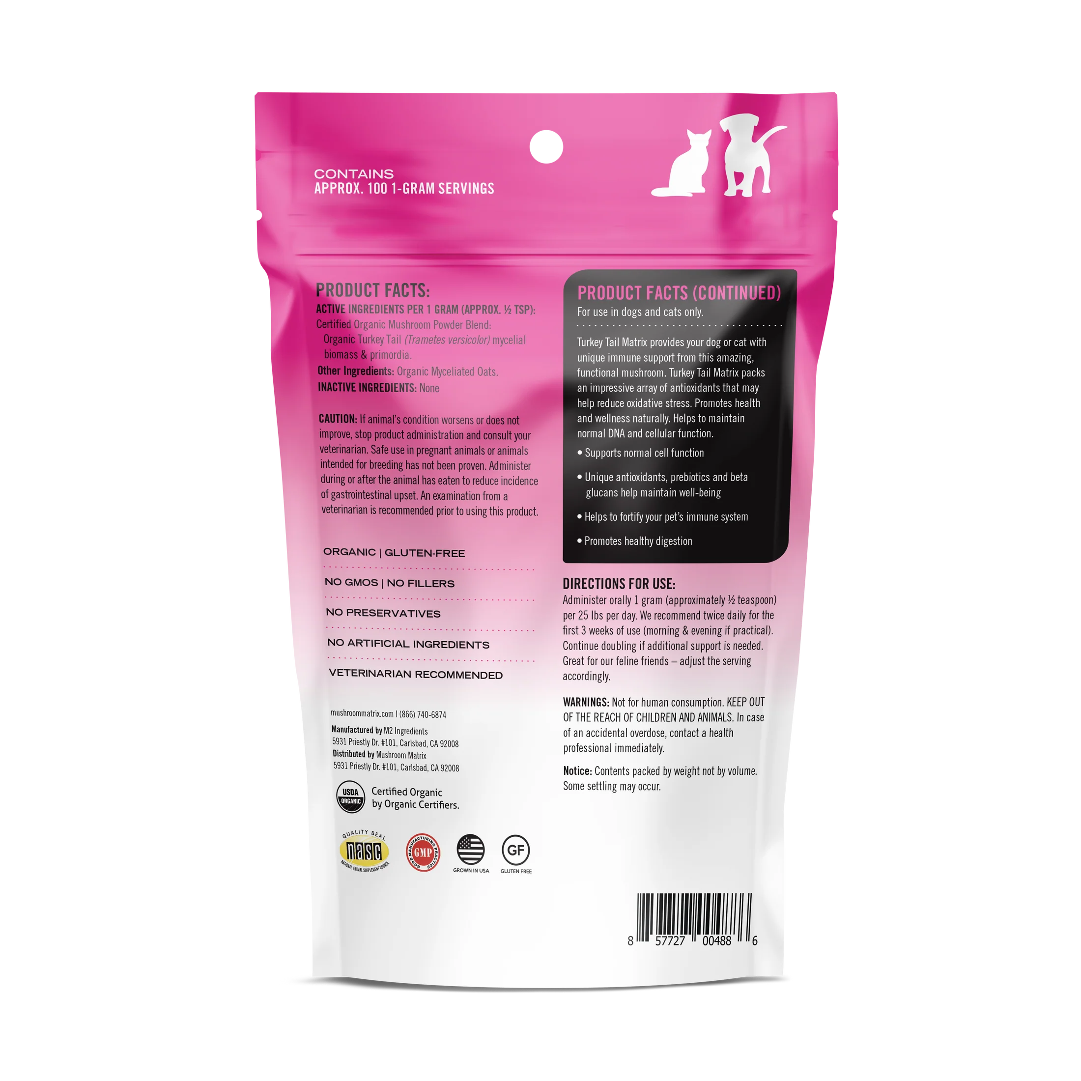 Mushroom Matrix Turkey Tail Supplement
