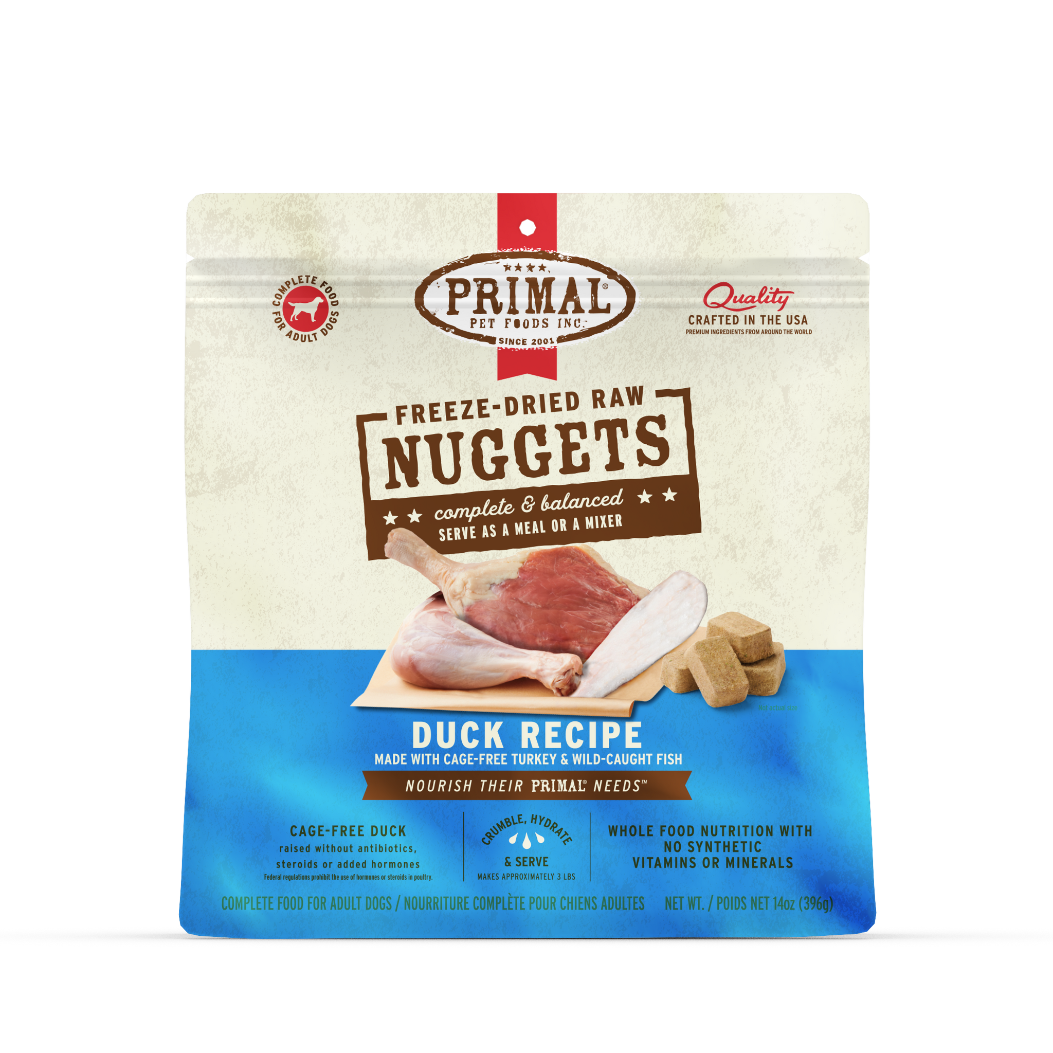 Primal Freeze Dried Dog Food Duck