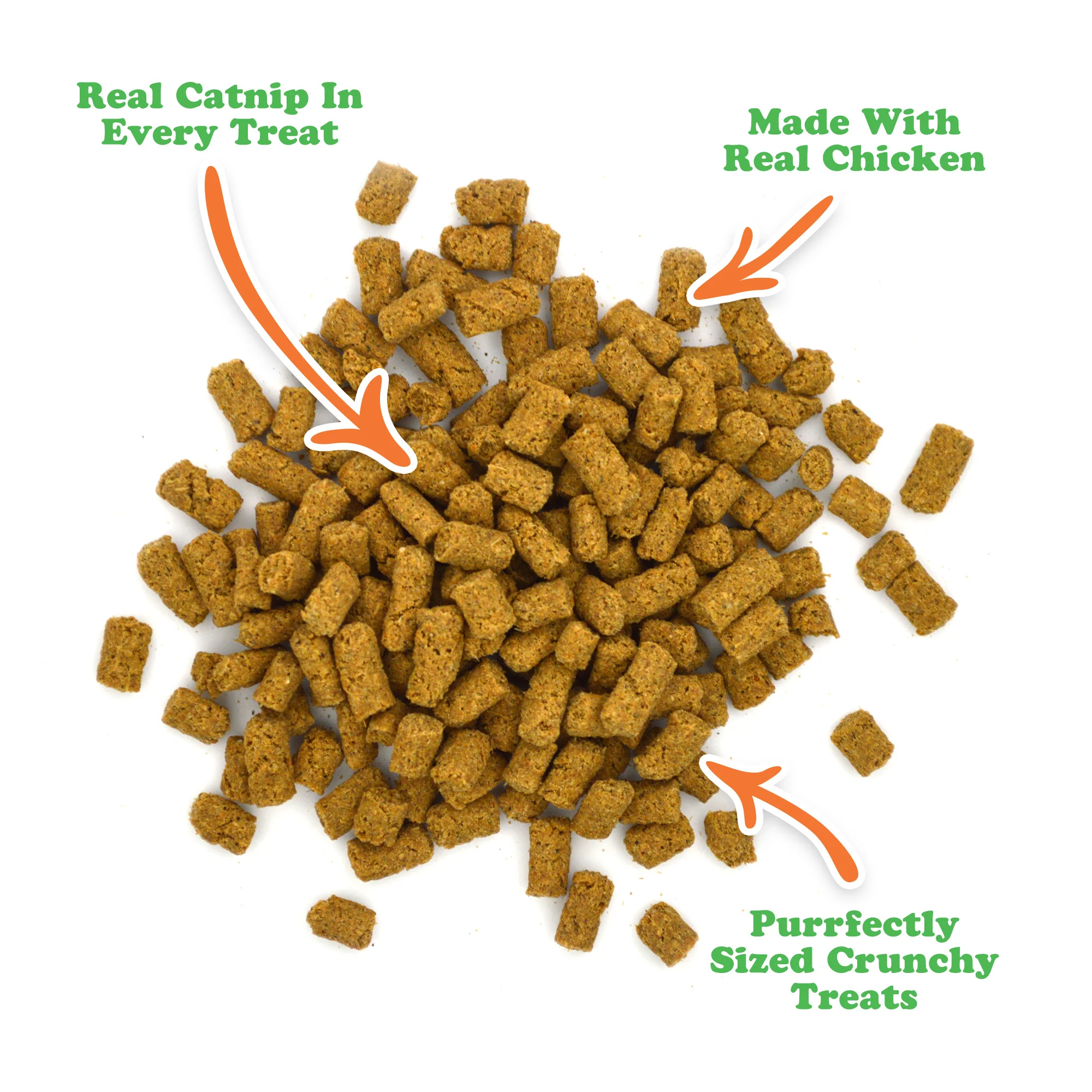 Meowijuana Crunchie Munchie Chicken Catnip Treats 3oz