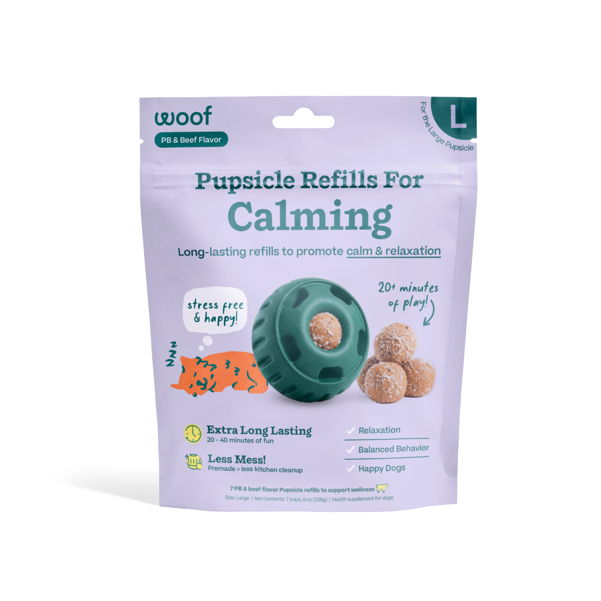 Woof Pupsicle Refill Pops Calming