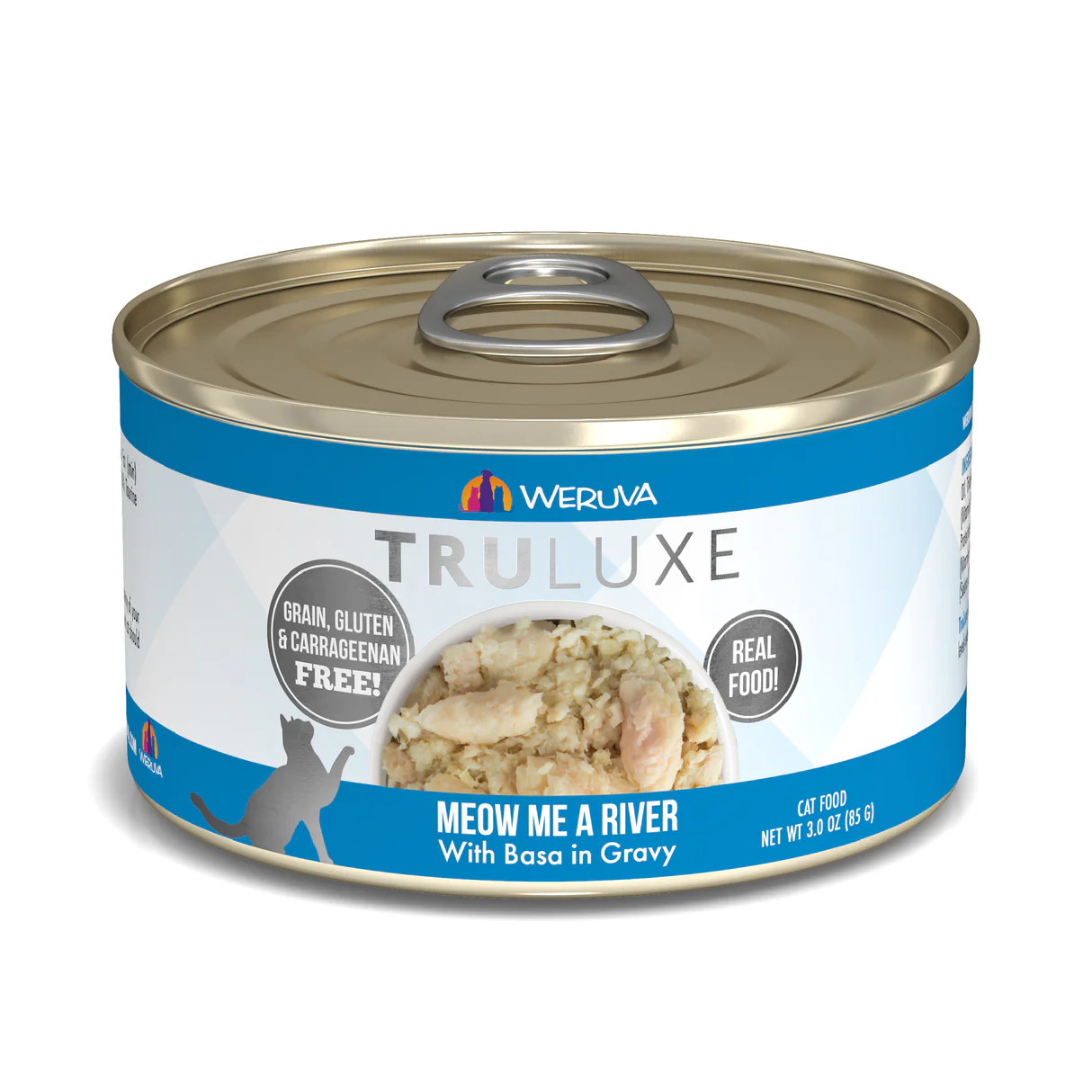 Weruva Canned Cat Food Truluxe Meow Me A River 3oz