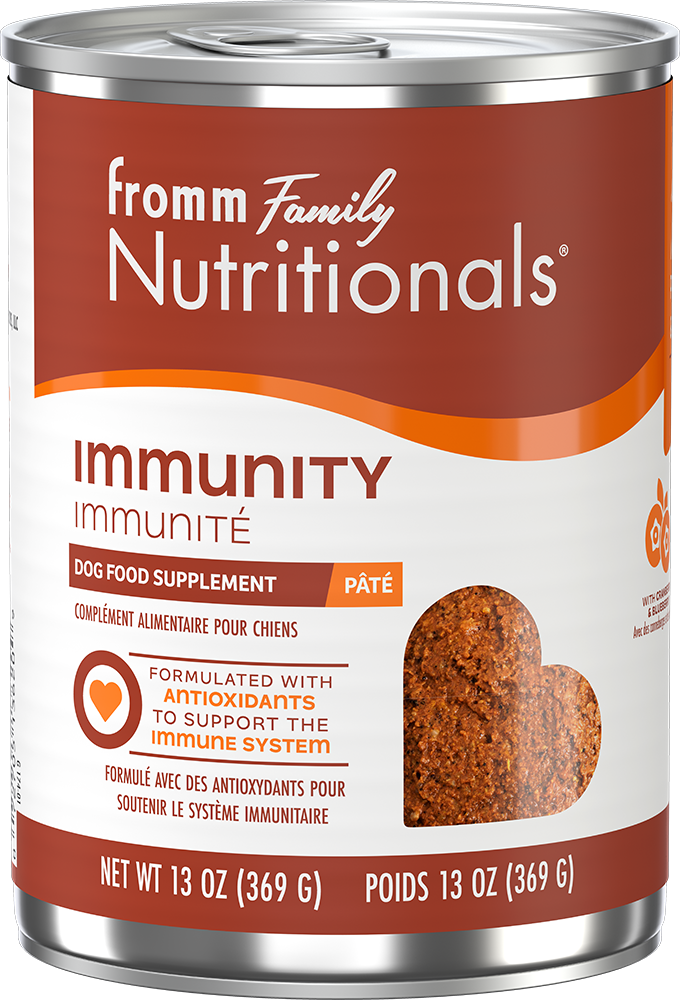 Fromm Canned Dog Food Nutritionals Immunity Supplement Pate 13oz