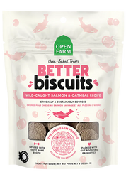 Open Farm Better Biscuits Salmon & Oatmeal Recipe 8oz