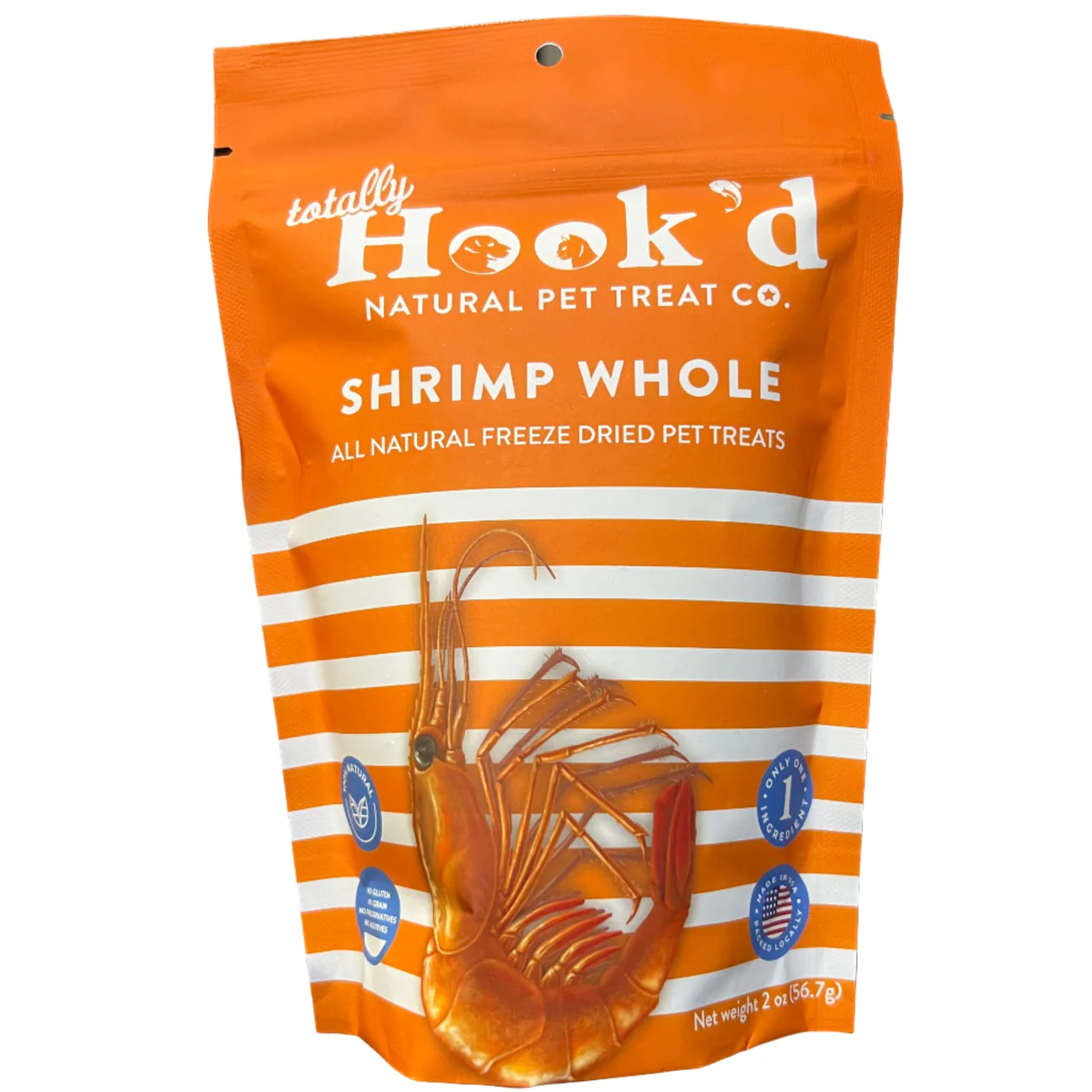 Totally Hook'd Freeze Dried Whole Shrimp 2oz