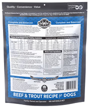 Northwest Naturals Freeze Dried Beef & Trout Recipe