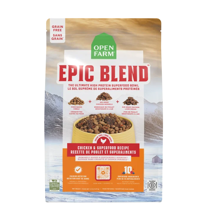 Open Farm Epic Blend Grain Free Chicken & Superfood Dry Dog Food