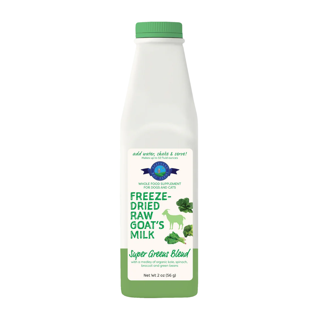 Shepherd Boy Farms Freeze Dried Goats Milk Super Greens Blend