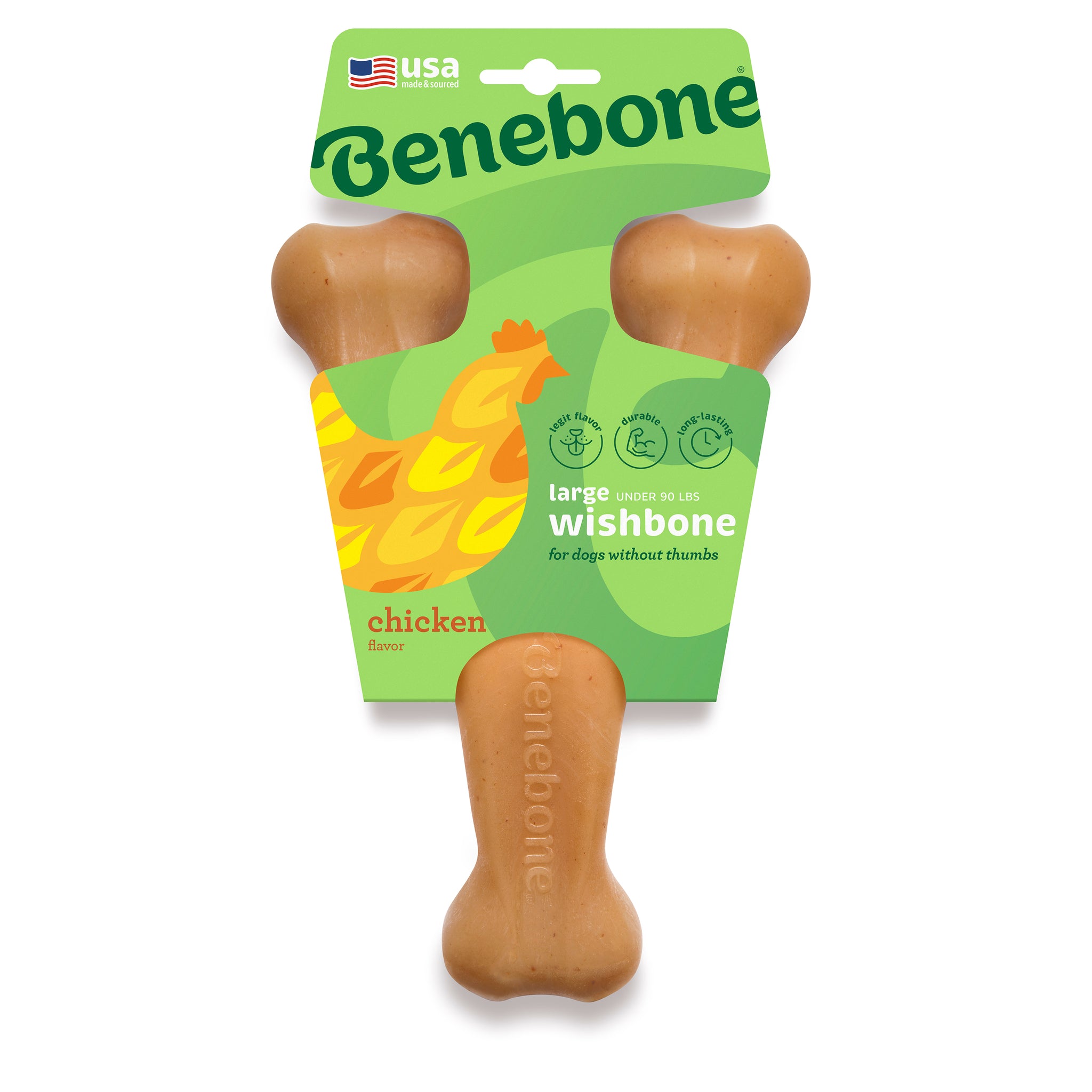 Benebone Dog Chew Wishbone Chicken