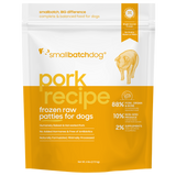 SmallBatch Raw Dog Food Pork Patties