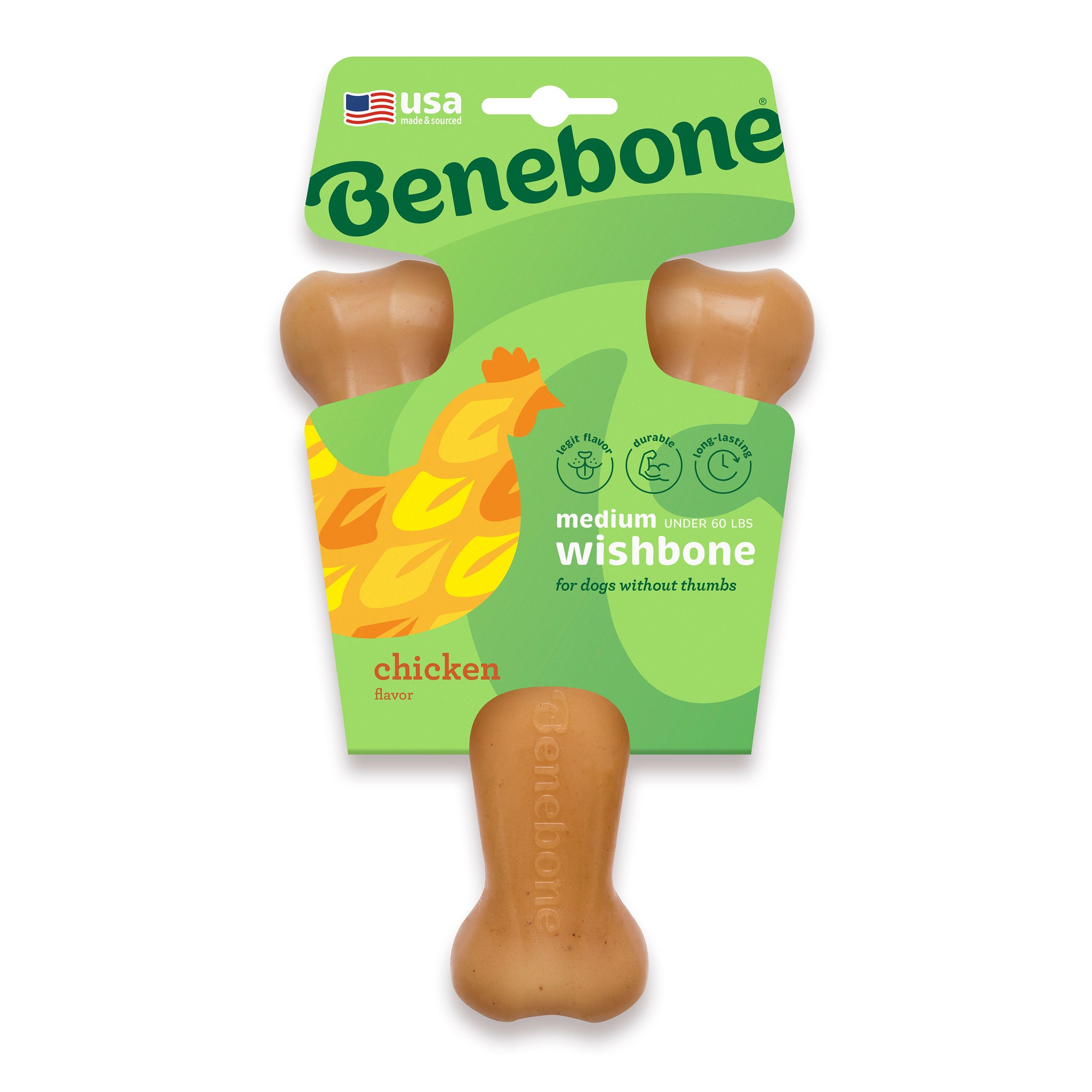 Benebone Dog Chew Wishbone Chicken
