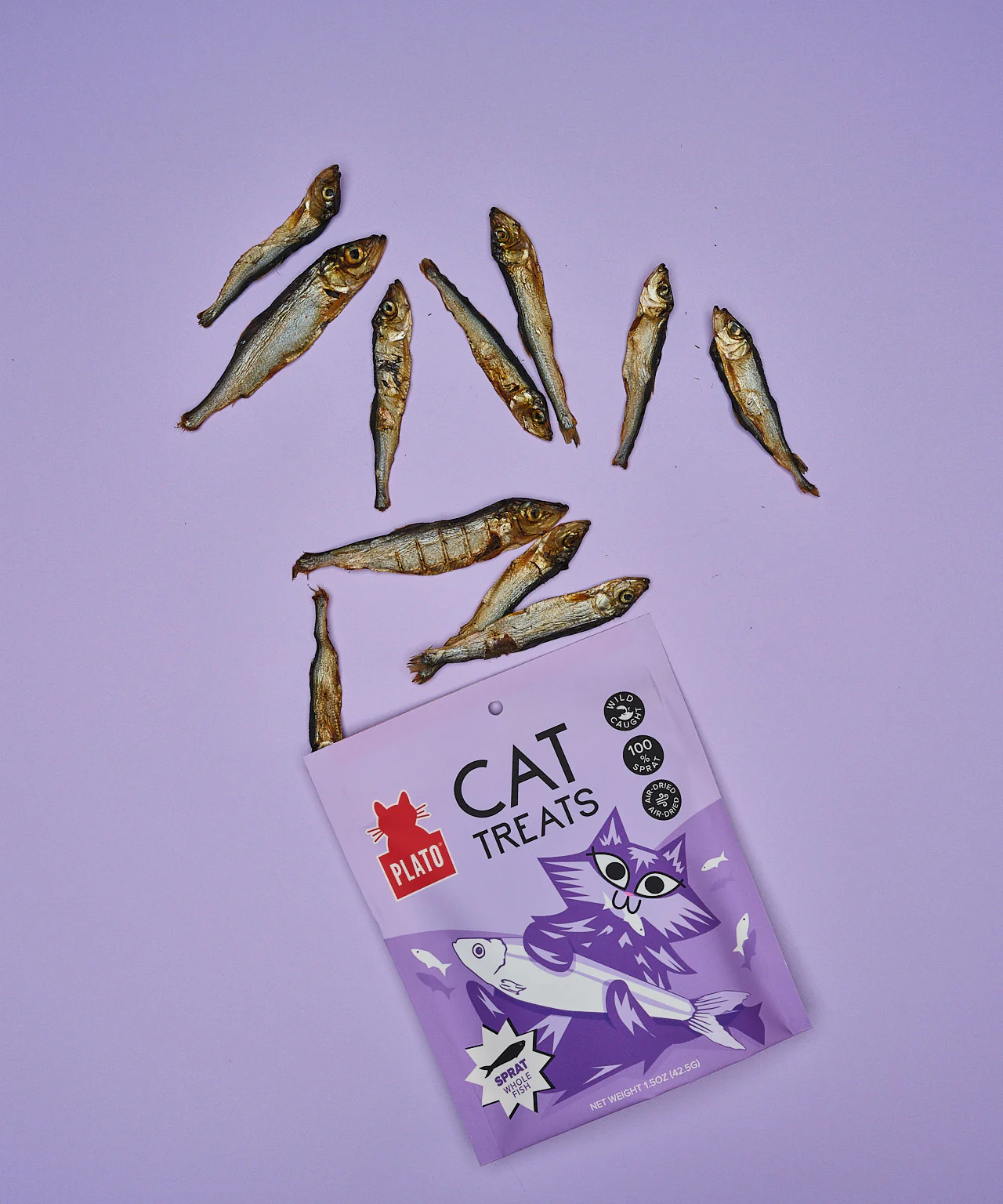 Plato Baltic Sprat Cat Treats 2.5oz