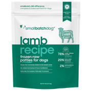 SmallBatch Raw Dog Food Lamb Patties