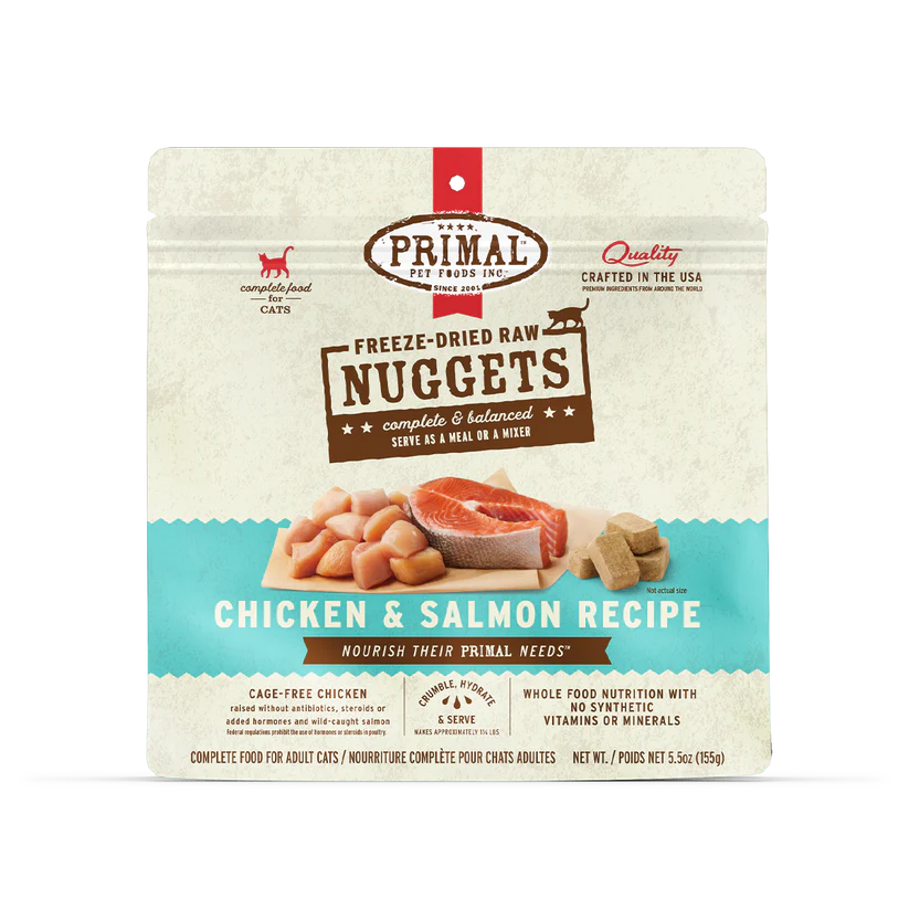 Primal Freeze Dried Cat Food Chicken & Salmon