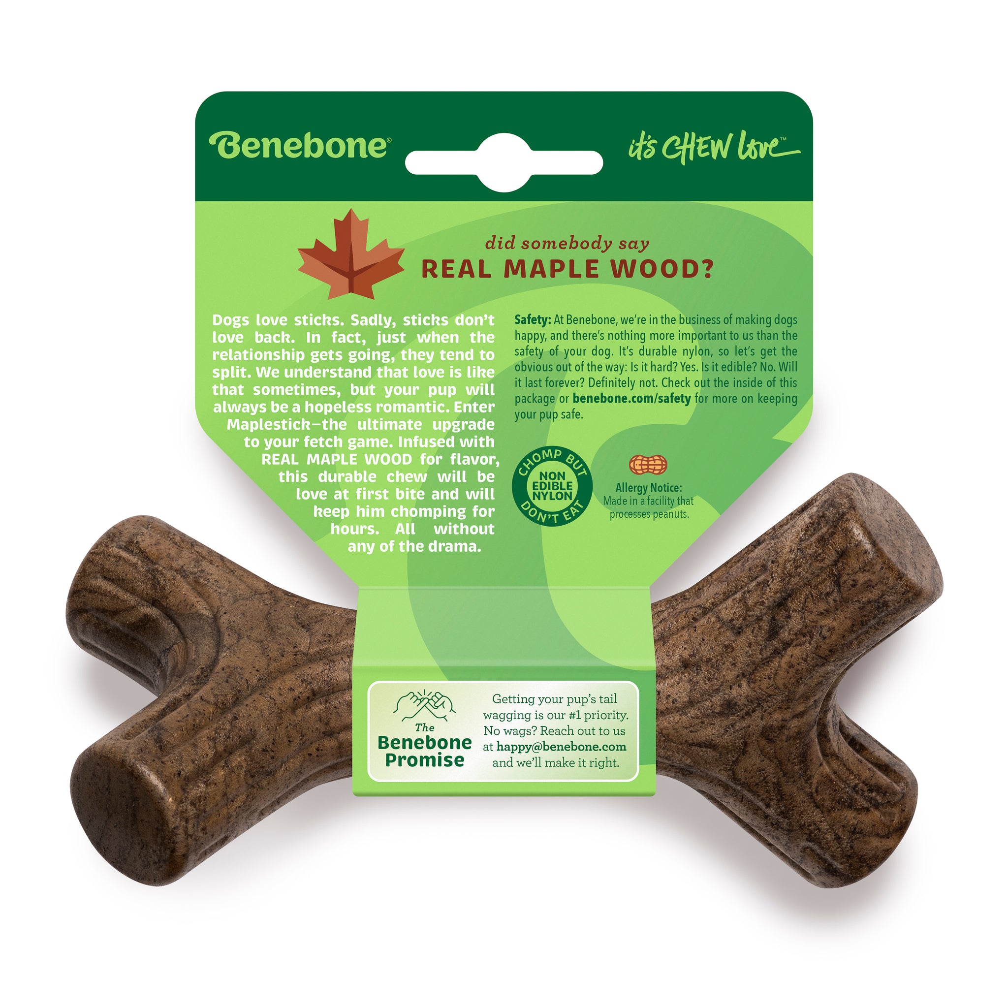 Benebone Dog Chew Stick Maple Wood