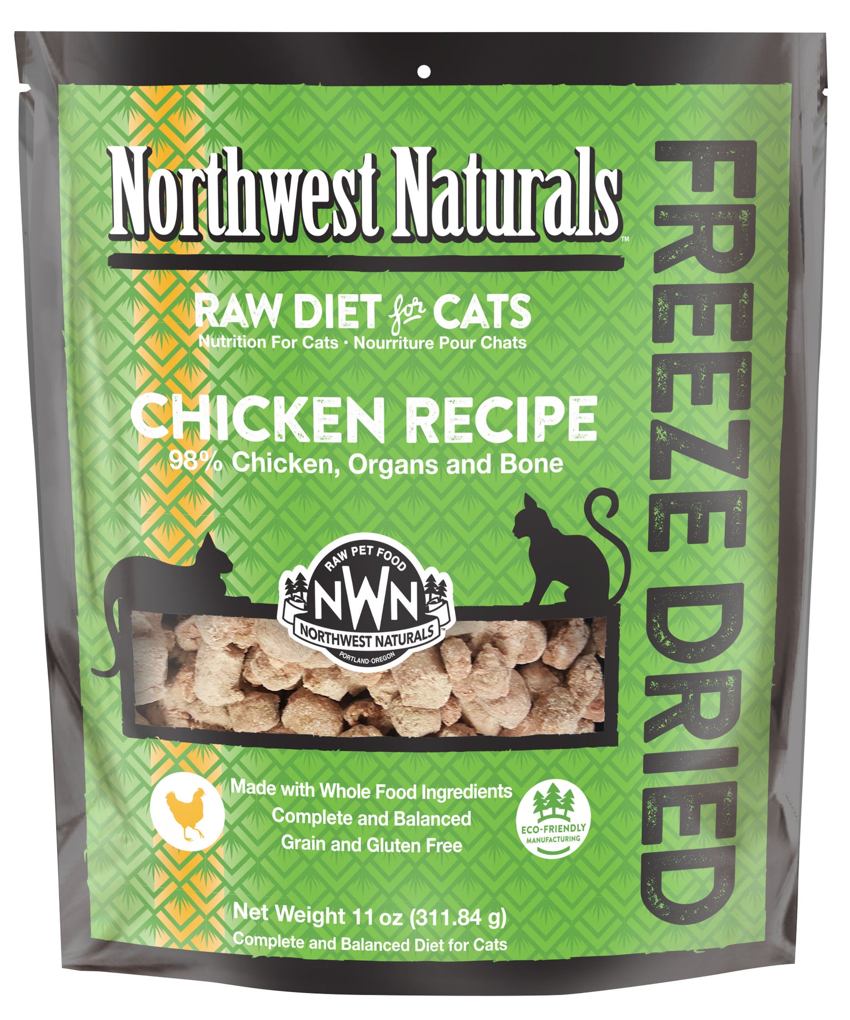 Northwest Naturals Freeze Dried Cat Food Chicken
