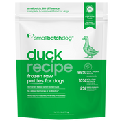 SmallBatch Raw Dog Food Duck Patties