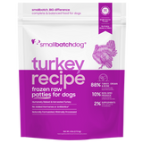 SmallBatch Raw Dog Food Turkey Patties
