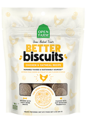Open Farm Better Biscuits Chicken & Oatmeal Recipe 8oz