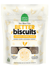 Open Farm Better Biscuits Chicken & Oatmeal Recipe 8oz