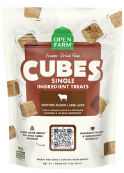 Open Farm Freeze Dried Raw Cubes Lamb Liver 3oz