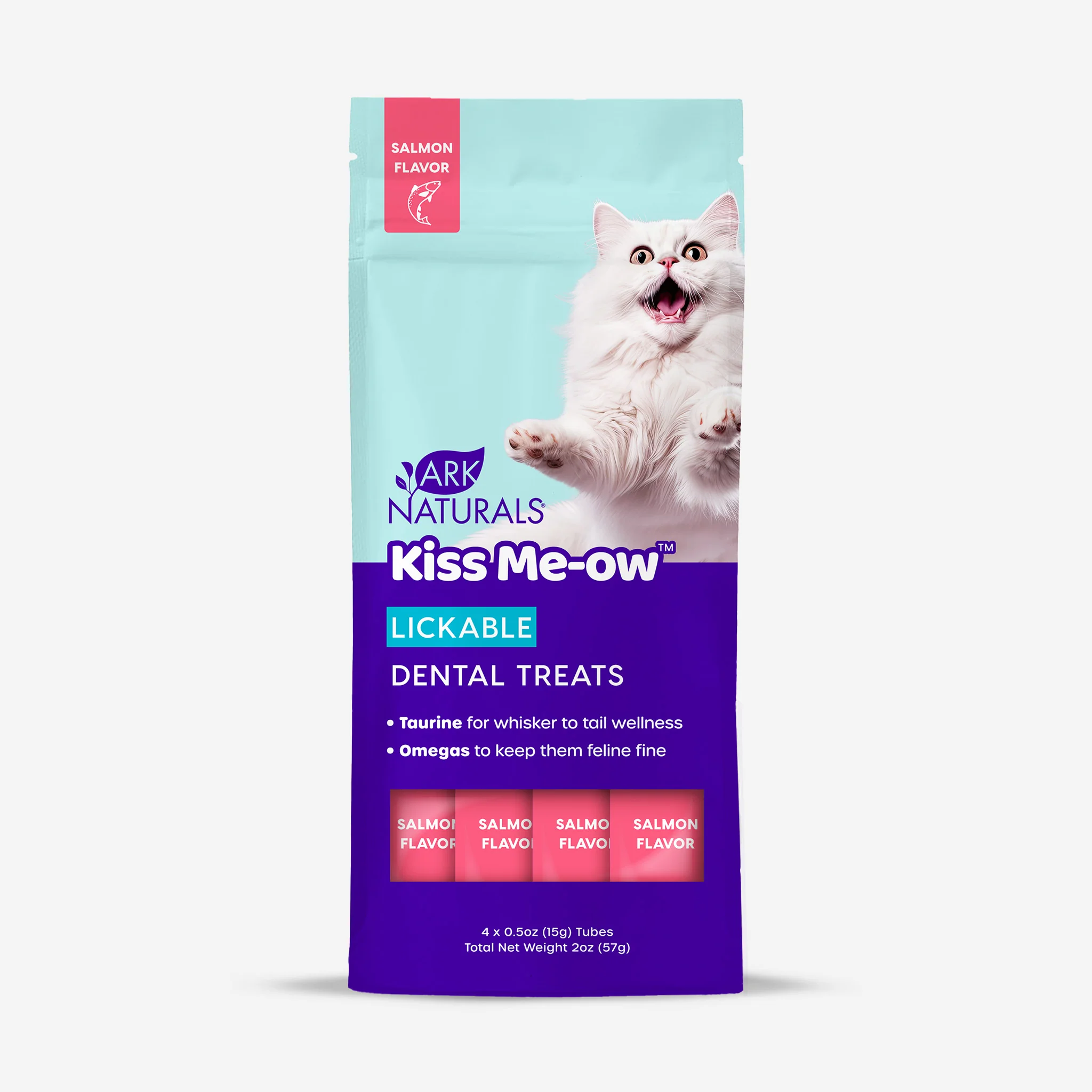 Ark Naturals Kiss Me-Ow Lickable Salmon 2oz
