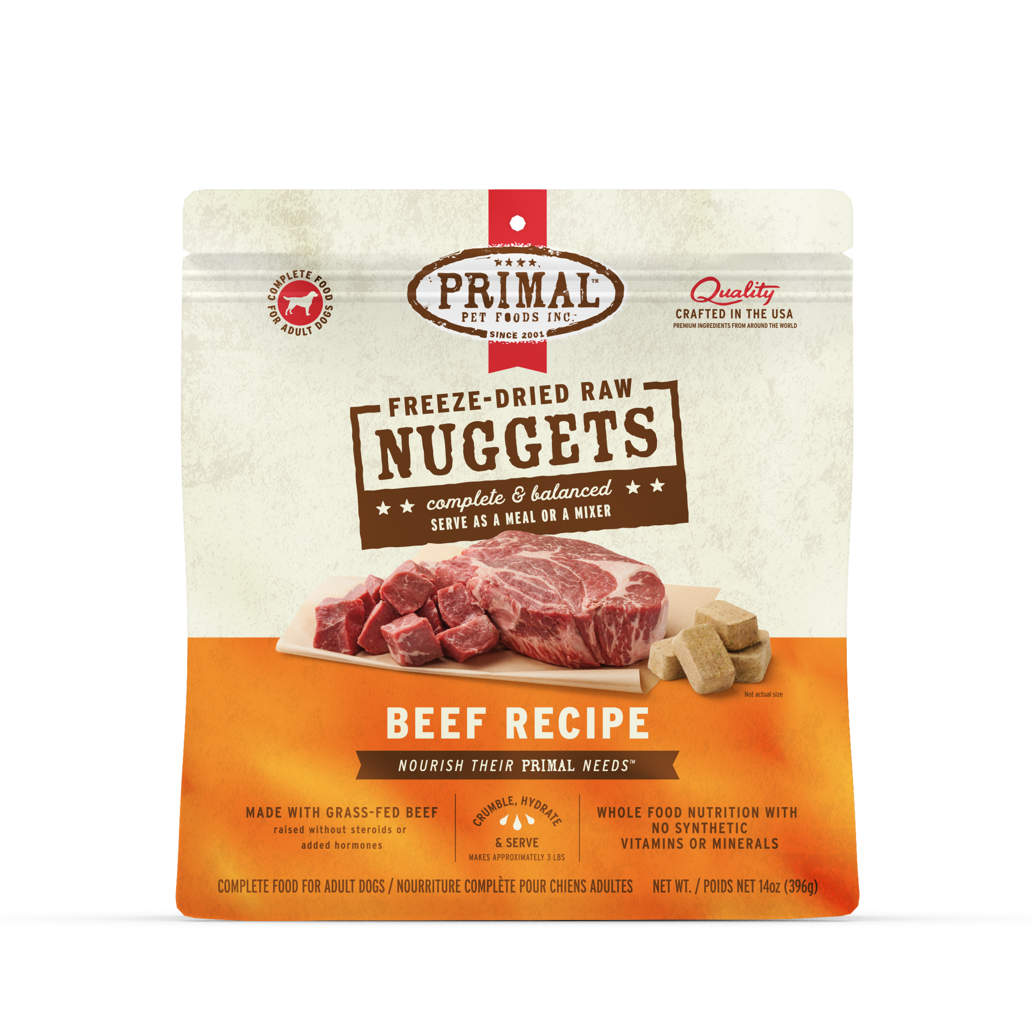 Primal Freeze Dried Dog Food Beef