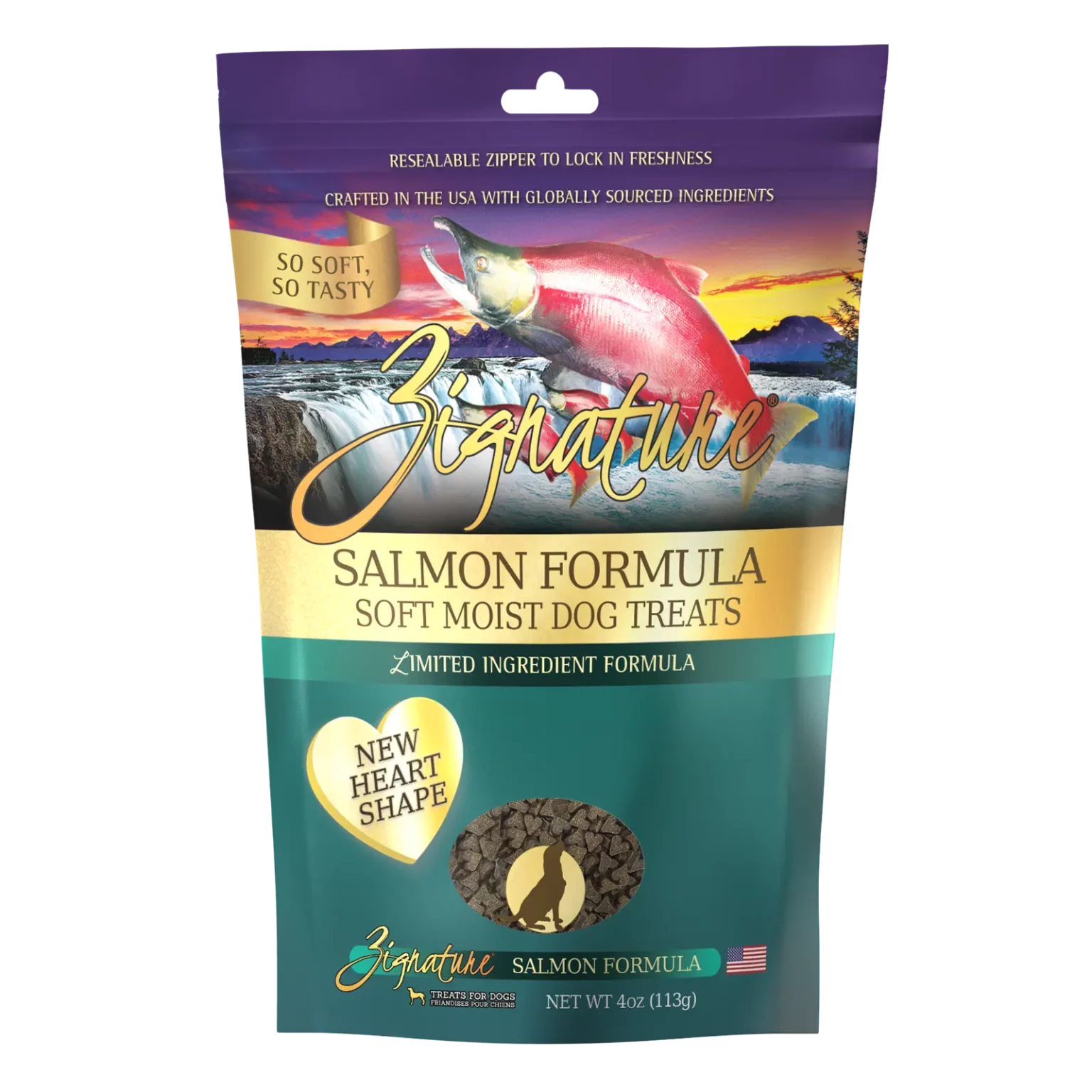 Zignature Soft Dog Treats Salmon 4oz