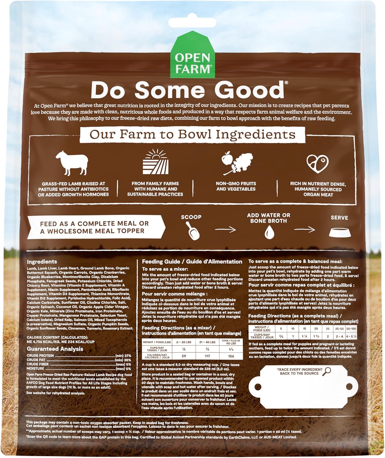 Open Farm Freeze Dried Lamb