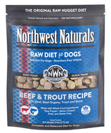 Northwest Naturals Raw Beef & Trout Nuggets 6lb