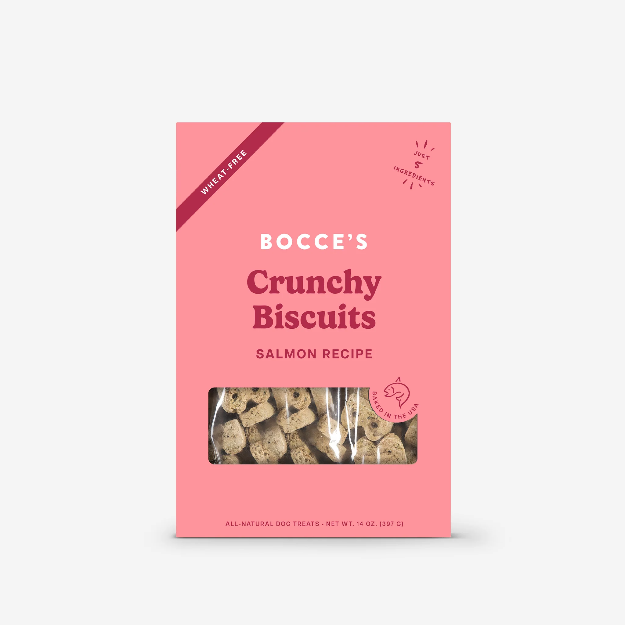 Bocce's Salmon Recipe Biscuits 14oz