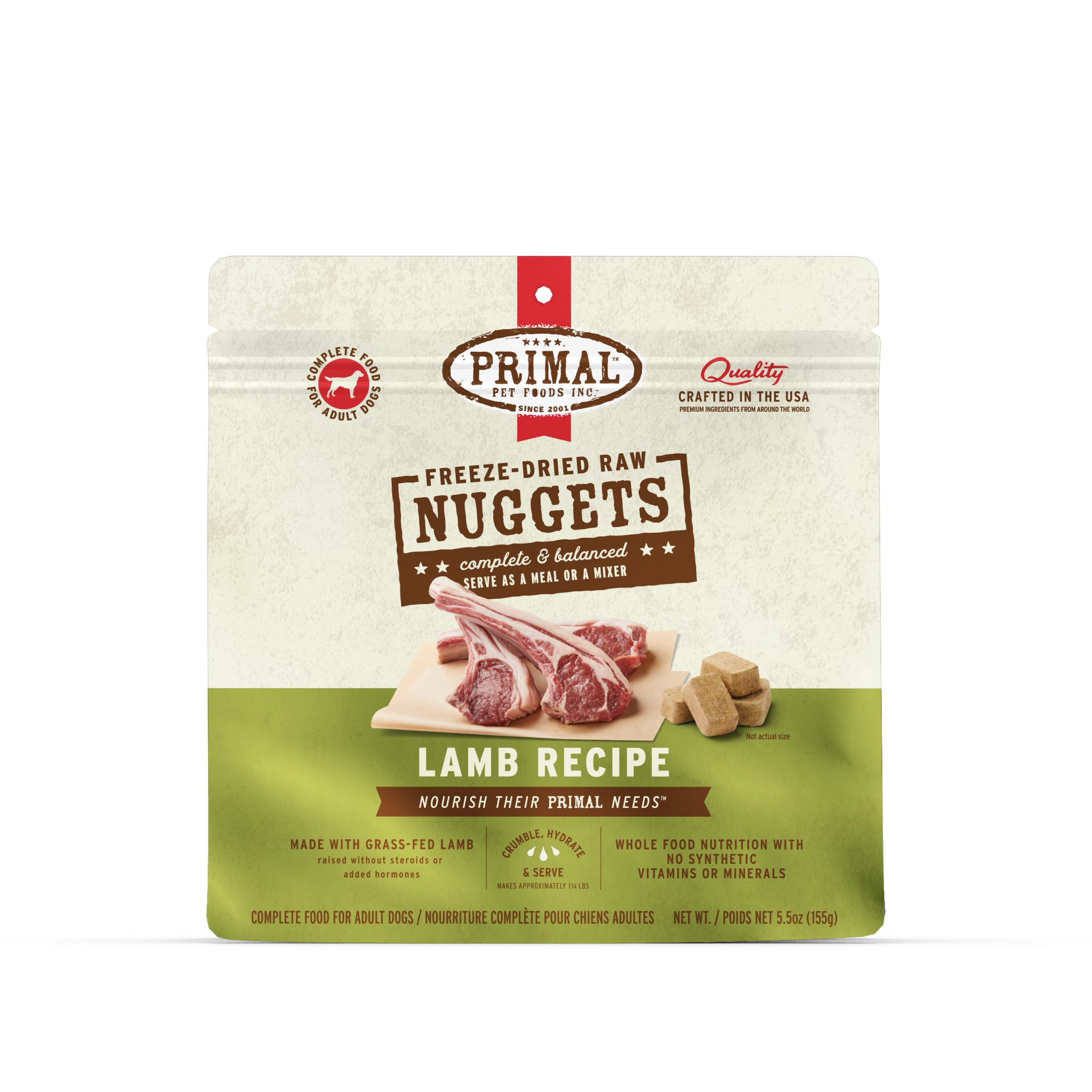 Primal Freeze Dried Dog Food Lamb