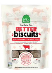 Open Farm Better Biscuits Beef & Oatmeal Recipe 8oz