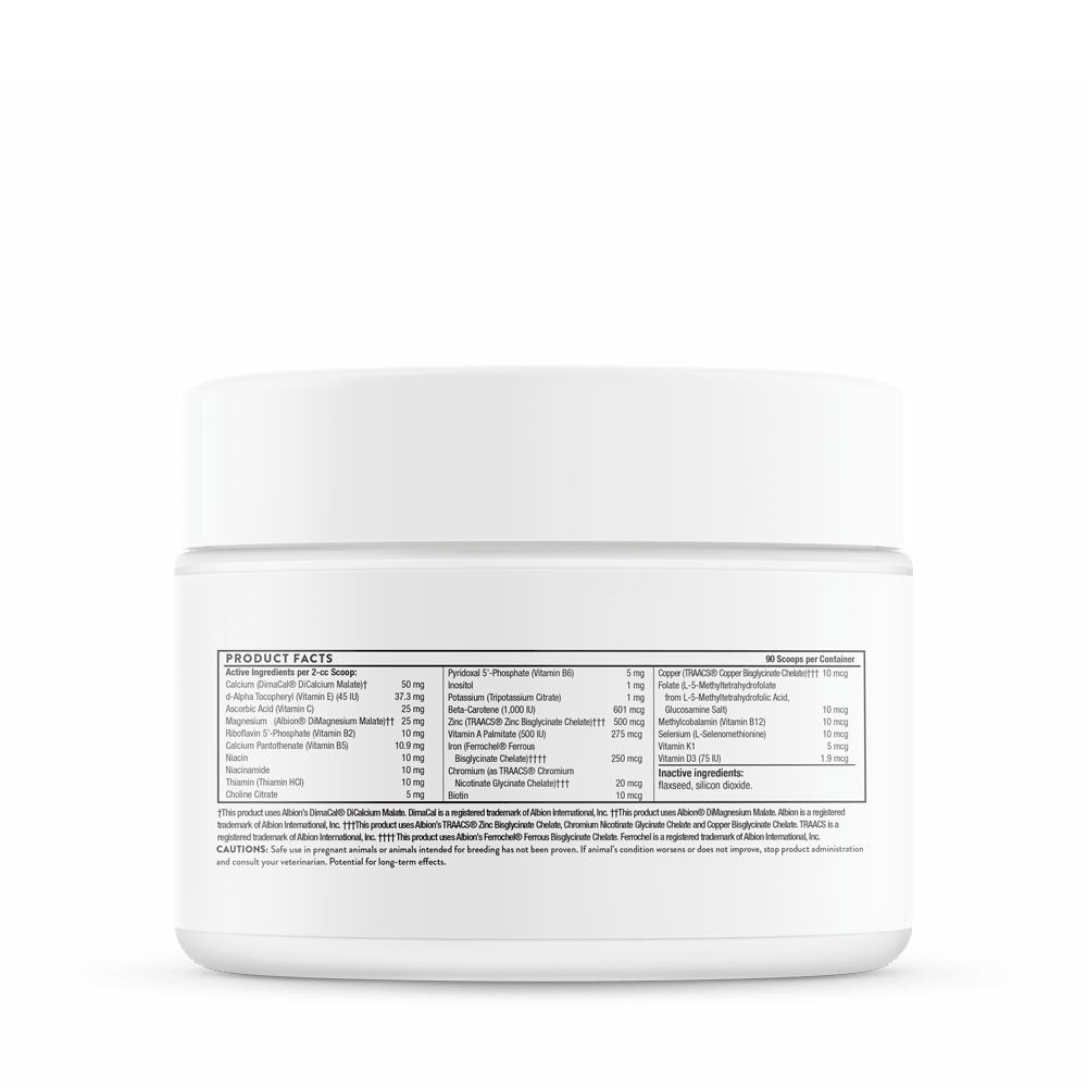 ThorneVet Canine Basic Nutrients Powder