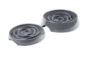 Messy Mutts Interactive Slow Feeder Gray