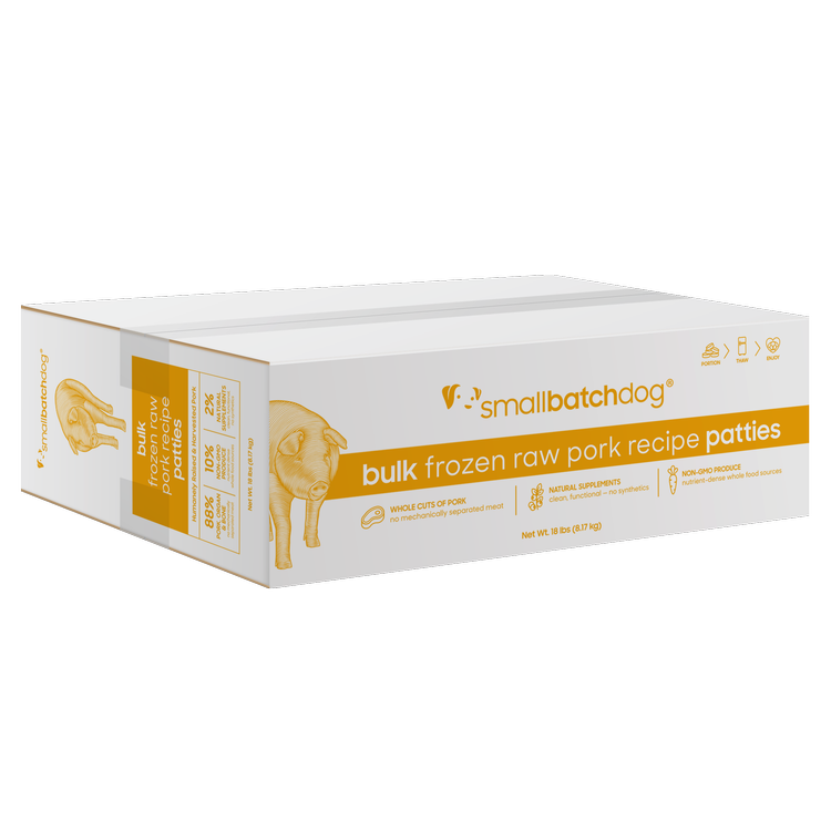 SmallBatch Raw Dog Food Pork Patties