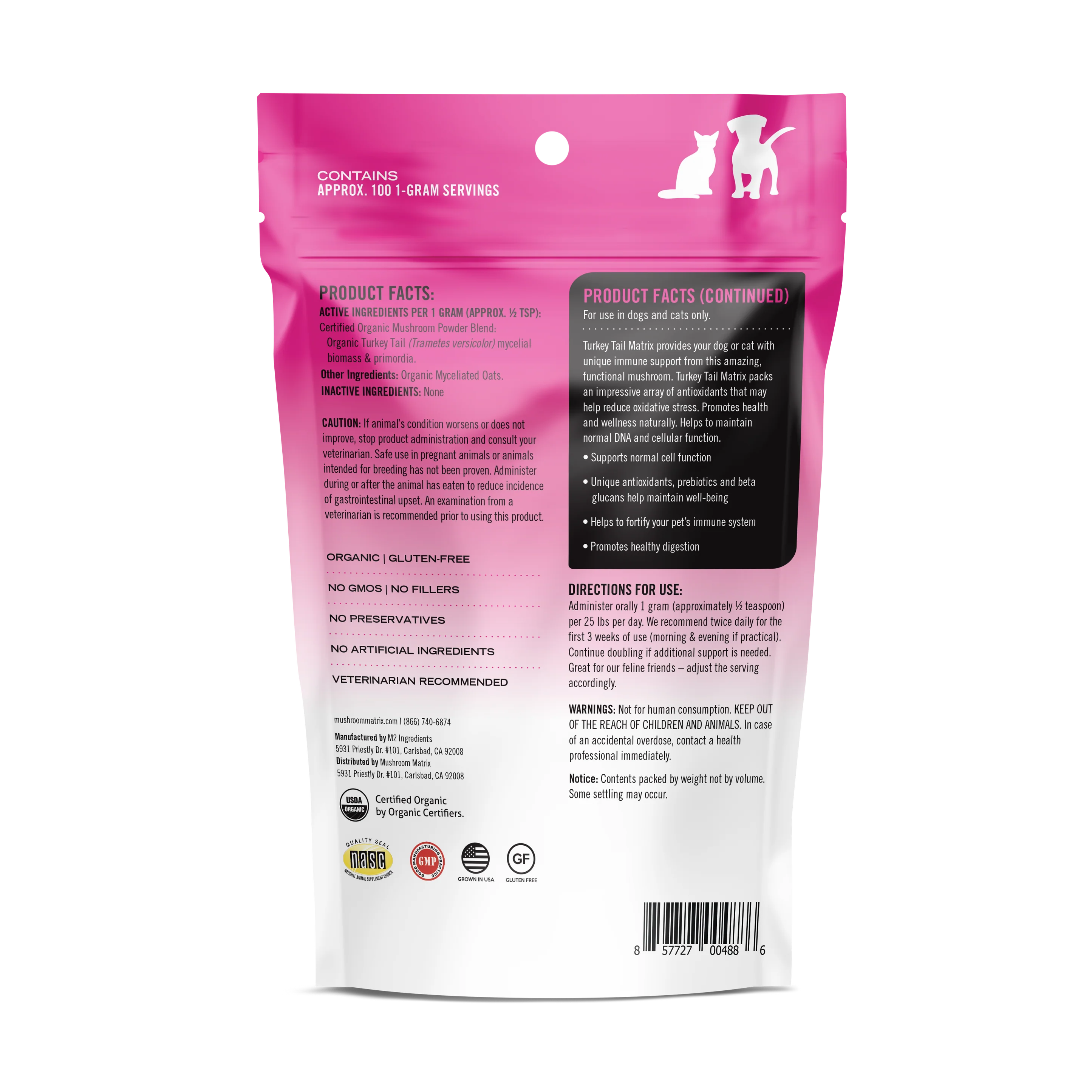 Mushroom Matrix Turkey Tail Supplement