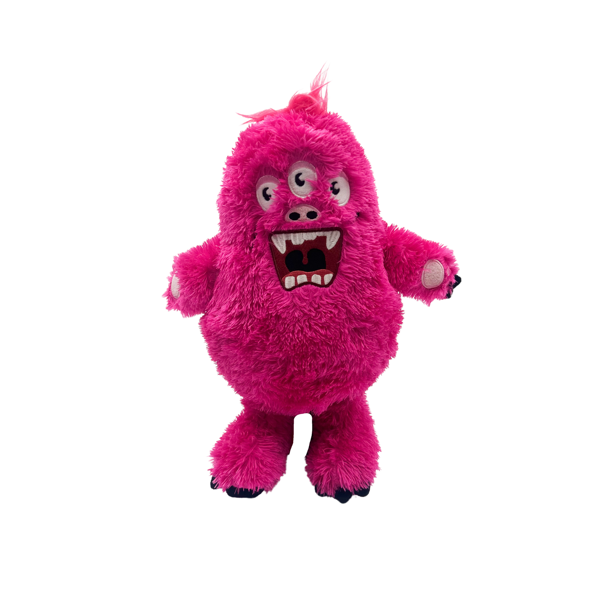 FAbDog Fluffy Monster Pink Large