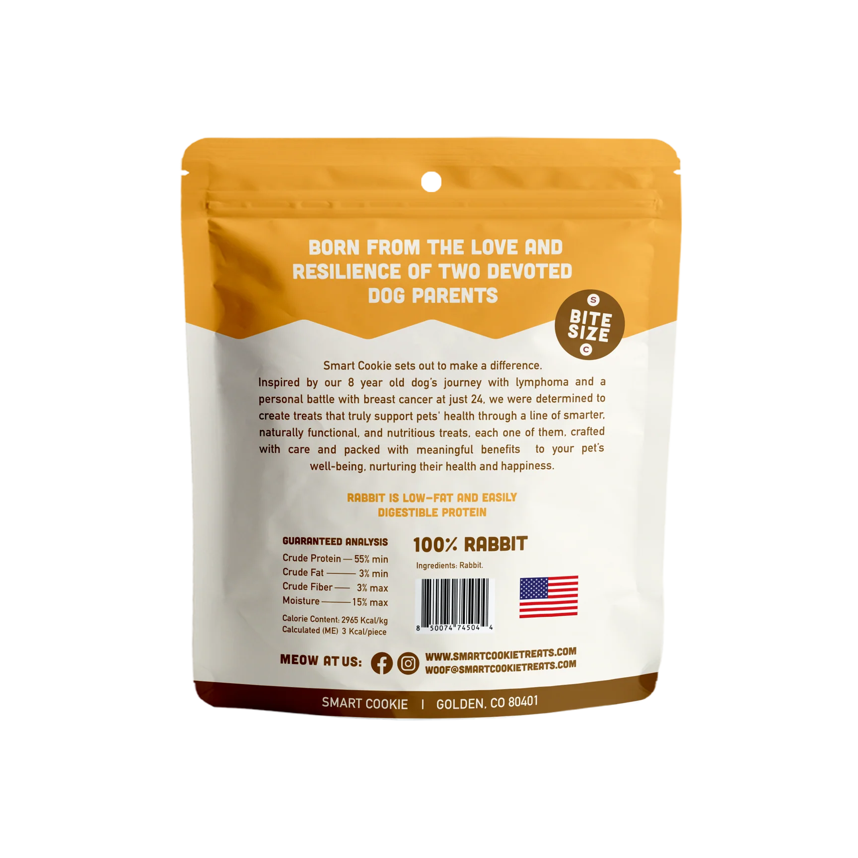 Smart Cookie Cat Rabbit Jerky 2oz