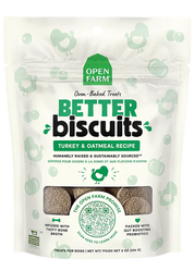 Open Farm Better Biscuits Turkey & Oatmeal Recipe 8oz