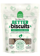 Open Farm Better Biscuits Turkey & Oatmeal Recipe 8oz
