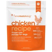 SmallBatch Raw Dog Food Chicken Patties