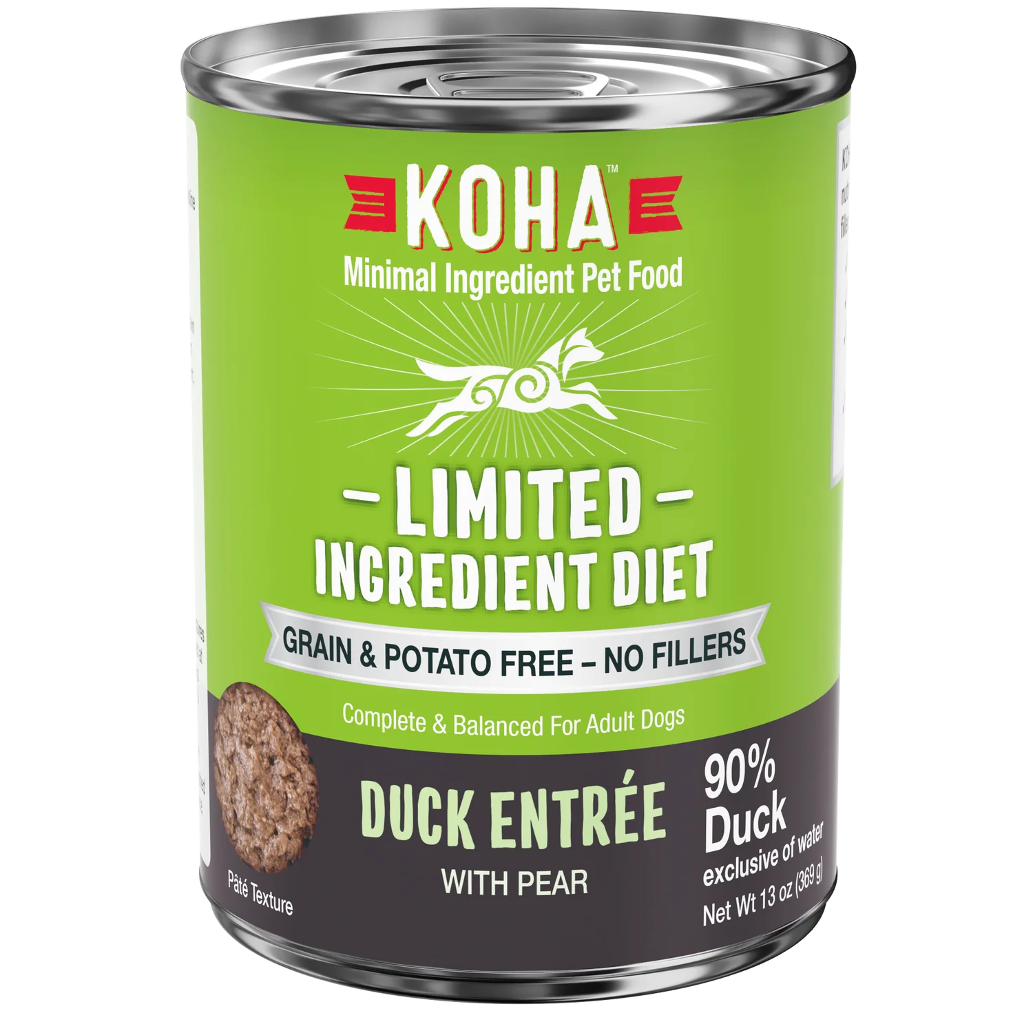 Koha Canned Dog Food Limited Ingredient Duck 13oz