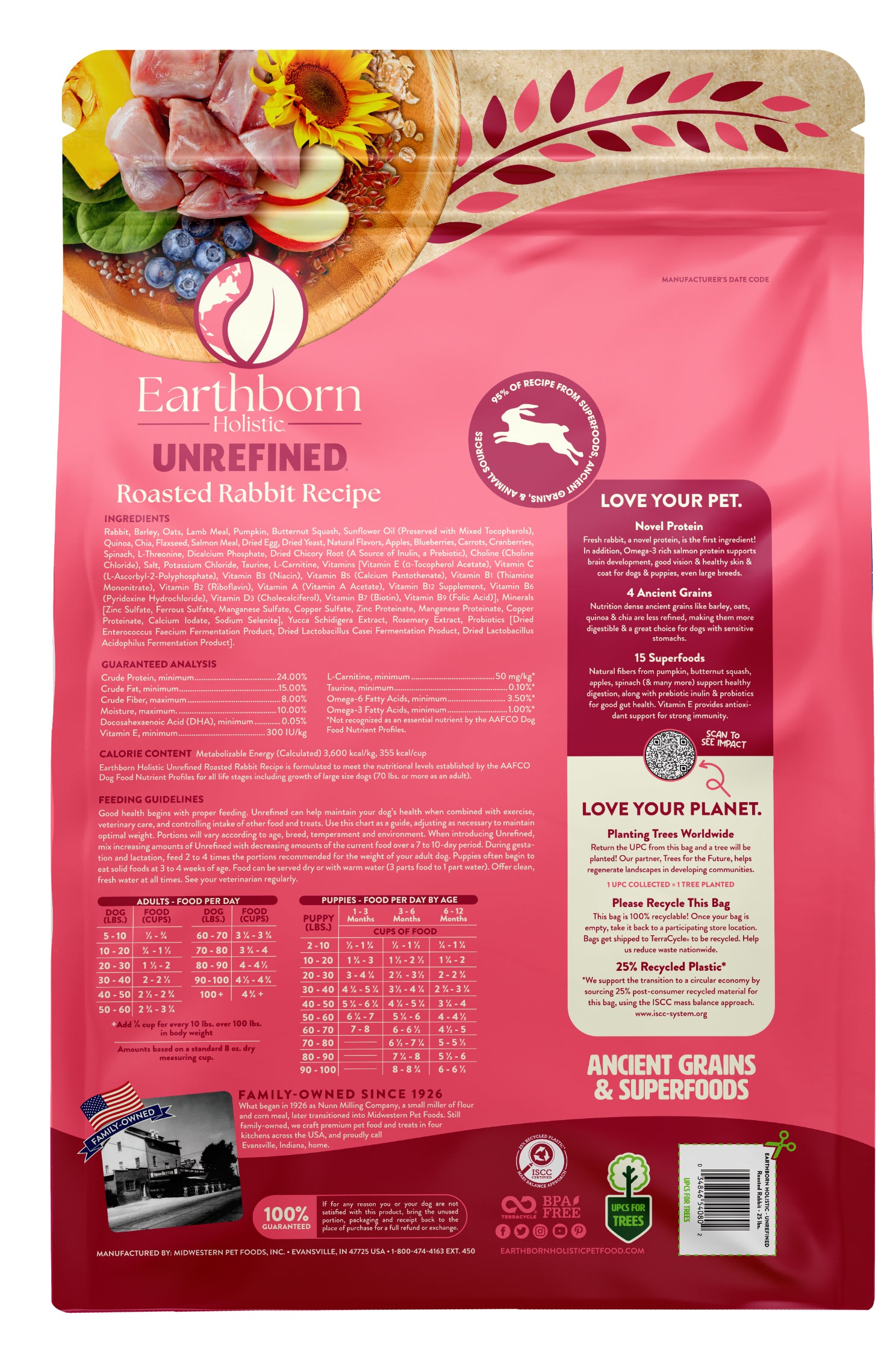 Earthborn Unrefined Roasted Rabbit