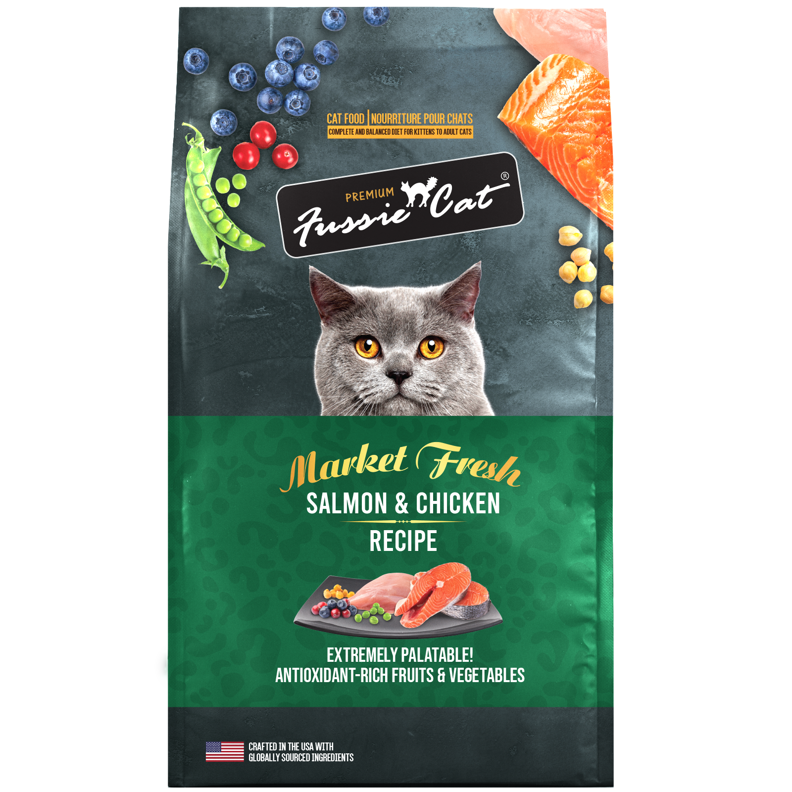 Fussie Cat Salmon & Chicken Dry Food